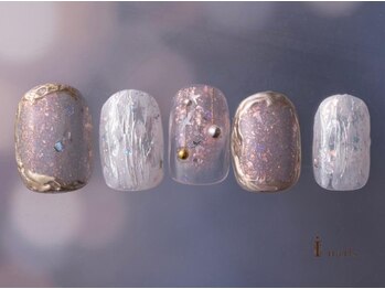 アイネイルズ 吉祥寺店(I nails)/オーロラクリスマスネイル