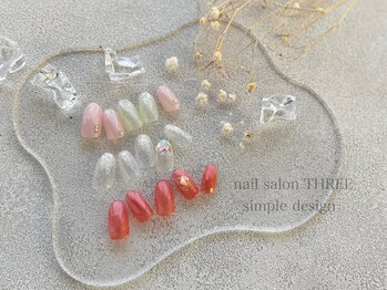 スリー(THREE)/【7月シンプル定額デザイン】