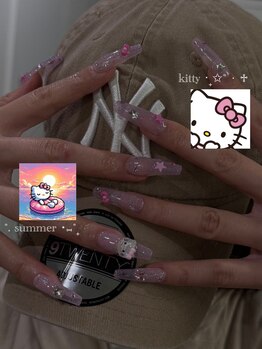 ポミーネイル 池袋店(pomynail)/キティ☆ネイル