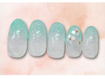 ３月キャンペーンネイルA￥4600