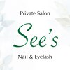ネイル アンド アイラッシュ シーズ(See's)のお店ロゴ