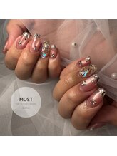 モストネイル 五日市店(MOST nail)/ガラスフレンチとシルクマグ