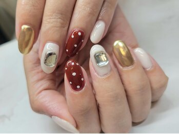ネイルサロンカリプソ(Nail Salon Calypso 2)の写真/【アート2本&ケア込ジェルコース¥5940】トレンド感溢れるアートやラグジュアリーネイルなど豊富にご用意★