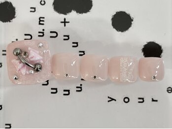 ジェミーネイル エビス(Jemiy nail ebisu)/ガーリーピアスリボン10480yen