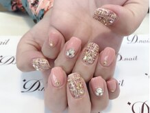 ネイルサロン プラスディーネイル(+D.Nail)/やり放題立体ストーン別途