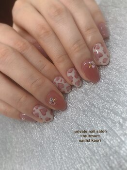 プライベート ネイルサロン マーマ(murmur)/ハートレオパード