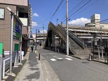 頭ん坊 松戸店/歩道橋が