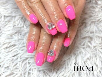 モア(moa)/ネオンピンク ワンカラー