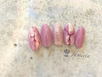 ファミリア/ピンク大理石