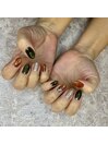 秋ネイル