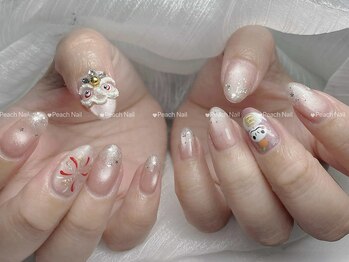 ピーチネイル 大塚(Peach Nail)/花火ゴージャスデザイン