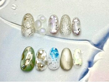 メイクアップバー(make up bar)の写真/《初回オフ込◆90分やり放題¥8800》写真持ち込み大歓迎☆流行りのニュアンスNailもお任せ♪吉祥寺駅徒歩5分