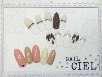ネイル シエル(nail ciel)/[2]アート付定額コース◆￥5300