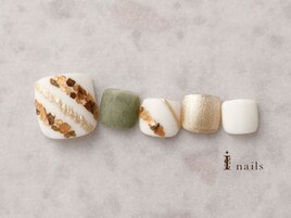 冬感マット&モヘアフットネイル