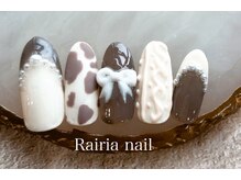 ライリアネイル(Rairia nail)/リボン×ニット