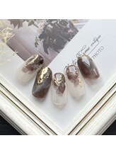 セプトネイル 函館店(SEPT NAIL)/2月大人可愛いサンプル　6930円