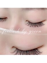 フィールラッシュ バイ グリーン(FEELLASH by green)/モチの良いLEDマツエク！