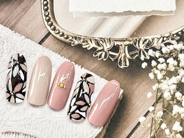 フリーアート♪フラワーネイル