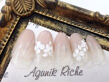 アグニークリッシェ(Agunik Riche)/【コットンレースネイル】