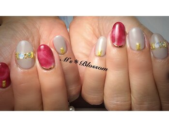 ネイルサロンアンドスクールエムズブロッサム(Nailsalon & school M's Blossom)/定額制ジェルコース￥6700