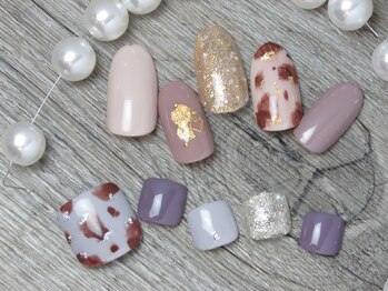 ムーア(mooa)/レオパード柄ネイル