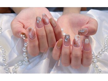 ラッキー(Lucky)/大理石ネイル
