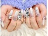 アクリルスカルプ★デザイン、ストーン、パーツやり放題！¥18700→¥17000