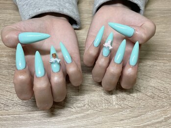 リュクス 新潟店(Luxe)/長さ出し×ワンカラー