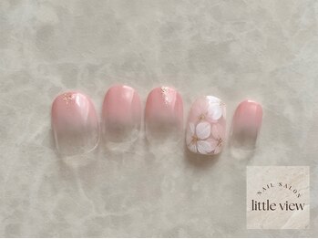 手描き桜グラデーション