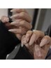 【Hand】★SNS で流行★クロムネイル/カラー自由/シルバーもあり ¥7980