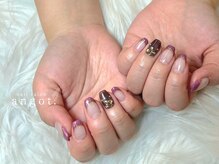 アンガット(angot.)/新作アートフレンチネイル