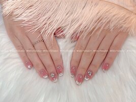 クリスマス/冬ネイル/ツイード