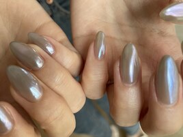 うるうるオーロラネイル