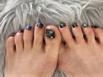 ココネイル(Koco Nail)/フットギャラクシーネイル