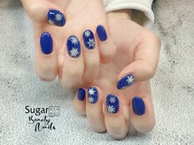シュガービューティーネイルズ(Sugar Beauty Nails)/ネイビーネイル