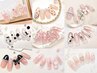 【ワンホンコース】トレンド＃韓国ネイル＃豪華キラキラパーツ*定額¥9000