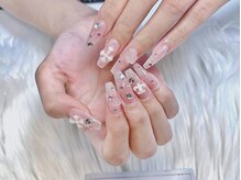 アキコネイルサロン(Akikoネイルサロン)/10本長さだし＋持ち込みデザイン