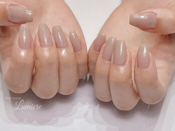 ネイル ルミエール 名古屋伏見店(Nail Lumiere)/フィルイン　ワンカラー　