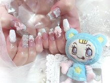 プティネイル 池袋(Puty Nail)/レース×リボンフレンチネイル