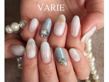 ヴァリエ(VARIE)/真冬な雪ネイル☆