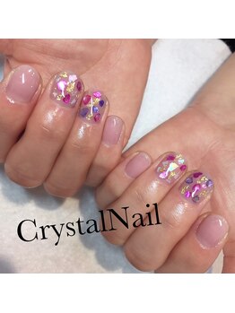 クリスタルネイル ボンベルタ橘店(CRYSTAL NAIL)/シェルネイル