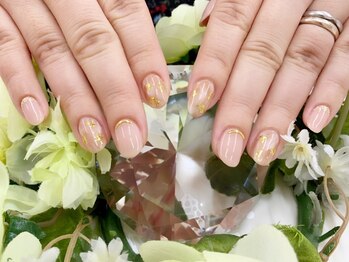 プルミエ ネイル(Premier Nail)/ヌーディ☆タイダイ