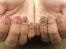 プラハネイル(+HER 美甲)/アシメ×パーツ