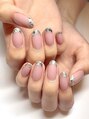 ネイル リッカ 札幌駅前店(NAIL RICCA) ガラスフレンチはとても上品♪♪