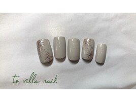 春のシンプルネイル