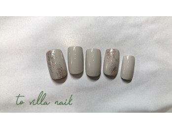 トゥ ビラ(to Villa)/春のシンプルネイル