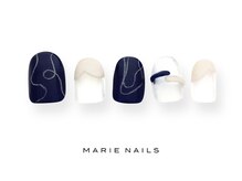 マリー ネイルズ いわきラトブ店(MARIE NAILS)/定額6,600円税込　ネイビー1123b