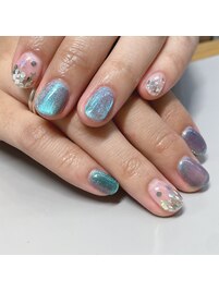 定額ホログラム×グラデーション