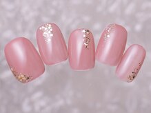 アイネイルズ 町田店(I nails)/オフィスピンクキラキラ7480円