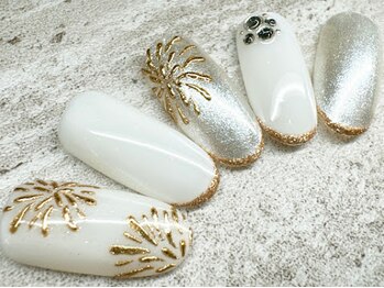 チェリーズネイル(Cherrys Nail)の写真/【大久保駅30秒】大人可愛いネイルデザイン/季節に合わせたデザインもご用意◎憧れの手元美人へ導きます♪